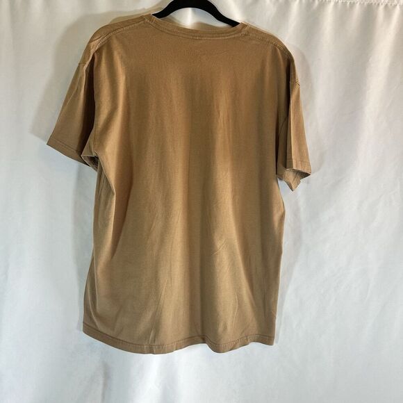Southern Thread Mens XL Short Sleeve Graphic T Shirt Tan Cotton Summer Comfort - Picture 7 of 8